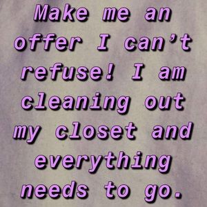 Make me an offer! I will accept or counteroffer